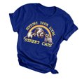 thumbnail image 1 of Heliisoer Hauts pour Femmes, Liquidation d'Été Mode pour Femmes T-Shirt Vintage Raton Laveur T-Shirt Graphique Manches Courtes T-Shirts Amusants, 1 of 8