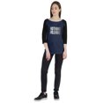 thumbnail image 4 of Inkmeso T-Shirt Raglan Manches 3/4 Femme Joyeux Motivational Citation Nothing Haut Graphique en Jersey, 4 of 7