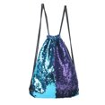 thumbnail image 2 of Bangcool Drawstring Backpack Fashion Sequin Drawstring Bag Drawstring Sack with Bracelet, 2 of 8