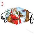thumbnail image 2 of kurtrusly Christmas Themed Face Mask Dustproof Breathable Printing Mask with Elastic Ear Band Type 3, 2 of 7