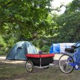 thumbnail image 3 of Costway Bike Cargo / Luggage Trailer w/ Folding Frame & Quick Release Wheels Red/Black, 3 of 10