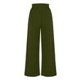 thumbnail image 4 of Pisexur Womens Sweatpants Drawstring Straight Leg Sweatpants Solid Color Elastic Waist Workout Jogging Pants Casual Baggy Wide Leg Pants for Women, 4 of 8