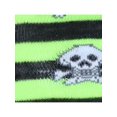 thumbnail image 2 of CTM® Gothique Skull Chaussettes Rayées Jusqu'aux Genoux (1 Paire) (Femmes), 2 of 2