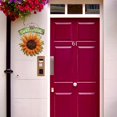 thumbnail image 4 of Metal Butterfly Sunflower Welcome Sign Outdoor Garland On Front Door, 4 of 5