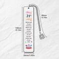 thumbnail image 4 of serony Stainless Steel Bookmarks Elegant And Delicate Gift For Book Lovers And Students Birthday Gift 21 years, 4 of 6