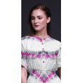 thumbnail image 4 of Bimba Robe Longue en Rayonne Shibori Teinture sur Nœuds pour Femmes Boho Plage Cocktail Fête Maxi Fendue - Grand, 4 of 6