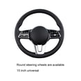 thumbnail image 3 of Chmadoxn Car Steering Wheel Cover With Soft Warm Non-Slip Car Decoration Car Wheel Protector Universal Fits 14-15 Inches Steering Wheel Covers, 3 of 9