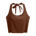 thumbnail image 3 of HNMKIU Camisoles For Women With Pad Summer Short Wear A Tank Top, 3 of 4
