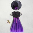 thumbnail image 4 of Penkiiy Robe de Fête Cosplay Fête Enfants Filles Tenues Cosplay Robes de Fête+chapeau Casquette Vêtements Tenue, 4 of 9