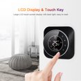 thumbnail image 4 of 95-240V Programmable Thermostat 5+1+1 Six Periods Touchscreen LCD with Backlight Boiler Heating Thermoregulator Temperature Controller, 4 of 8