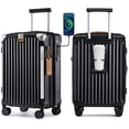 thumbnail image 1 of Joyway Carry-on Luggage Expandable Hard 20 inch Carry-on Luggage USB Port Cup Holder TSA Lock Suitcase, 1 of 7