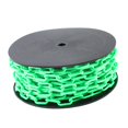 thumbnail image 4 of Abbracc Plastic Chain Links Decoration Caution Sign Lightweight Barrier Chain for Green, 4 of 9