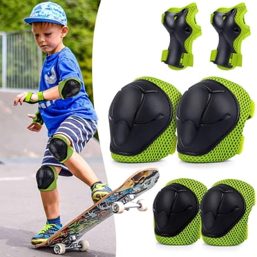 Knee Pads and Elbow Pads for Kids 10-12 6 in 1 Protective Gear Knee Pads Set for Kids Knee and Elbow Pads Kids Knee Pads and Elbow Pads Set Knee Pads and Elbow Pads for Kids 6-8