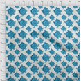thumbnail image 3 of oneOone Rayon Iris Blue Fabric Nautical Sewing Craft Projects Fabric Prints By Yard 56 Inch Wide, 3 of 4