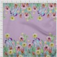 thumbnail image 2 of oneOone Cotton Silk Fabric Floral & Cactus Panel Print Sewing Fabric BTY 42 Inch Wide, 2 of 3