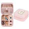 thumbnail image 1 of TopLLC 26 Letters Earring Jewelry Display Storage Box Case Organizer Flannel Tray Holder Gift, 1 of 3