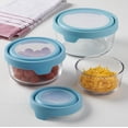 thumbnail image 2 of Anchor Hocking 2Cup Rnd Food Stor W/Trueseal Mineral Blue Lid, 2 of 3