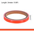 thumbnail image 2 of Unique Bargains 4 Rouleaux Ruban Phosphorescent 0,4 Po x 9,8 Pieds Ruban Fluorescent pour Animaux, Rouge, 2 of 5