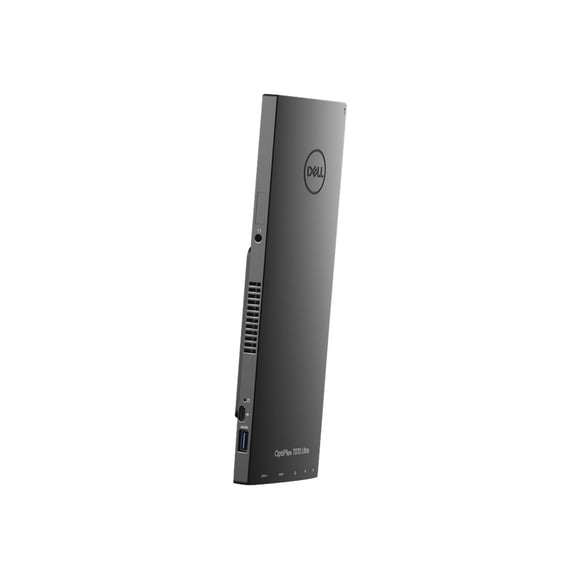 Dell OptiPlex 7070 Ultra - UFF - Core i5 8265U / up to 3.9 GHz - RAM 8 GB - SSD 256 GB - NVMe, Class 35 - UHD Graphics 620 - Gigabit Ethernet, IEEE 802.11ac Wave 2 - Bluetooth 5.0, 802.11a/b/g/n/ac Wave 2/ax - Win 10 Pro 64-bit - monitor: none - black - BTS - with 3 Years ProSupport with Next Business Day On-Site Service (CA, CO, PE, US - 3 Years Hardware Service with OnSite)