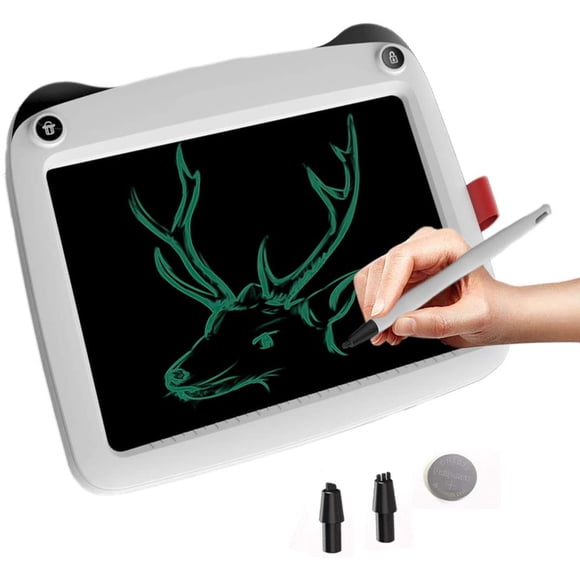 DAMAIE 10" Colorful LCD Writing Tablet Drawing Area Pressure Sensitive Stylus Included