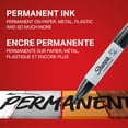 thumbnail image 3 of Sharpie Permanent Markers, Chisel Tip, Black, 2 Count, 3 of 11