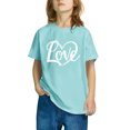 thumbnail image 4 of RXIRUCGD T-shirt Imprimé Halloween pour Enfants Garçons Filles Mode Mignon Col Rond Manches Courtes (Bleu, Taille: 4 Ans), 4 of 4