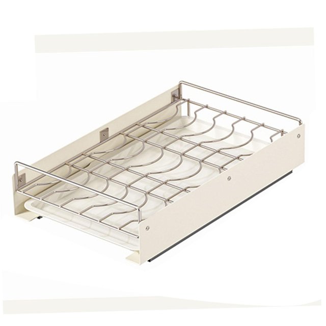 Siruishop Cabinet Organizer Dish Drying Rack Dish Rack for Kitchen Cabinets Restaurant Bowl Rack