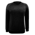 thumbnail image 4 of yoeyez Tunique en Tricot pour Femmes, Chandails à Manches Torsadées Patchwork, Col Ras du Cou Raglan, Chemises à Manches Longues, Hauts Mode Automne 2024, Noir, M, 4 of 5