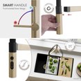 thumbnail image 4 of STYLISH Single Handle Brushed Gold with Black Spout Hose Pull Out Three Modes Kitchen Faucet, 4 of 9