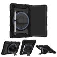 thumbnail image 2 of XYX 3in1 Rotating Stand Case for Lenovo Tab M10 Plus (3rd Gen) 10.6 inch 2022 with Hand/Shoulder Strap, Shockproof Rugged, Black, 2 of 7