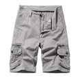 thumbnail image 1 of cllios Men's Cargo Shorts Plus Size Multi Pockets Shorts Outdoor Tactical Shorts Loose Workwear Cargo Shorts, 1 of 4