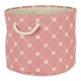 thumbnail image 1 of Design Imports CAMZ14252 Bac Rond en Polyester Treillis Patte pour Animaux, Rose, 1 of 4
