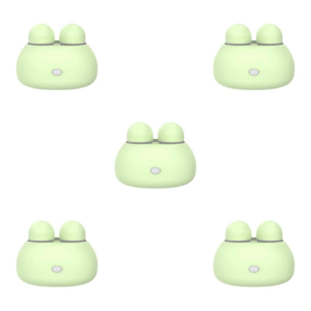 relayinert Cute Contact Lens Container Lens AAA Washer Battery Green 85x60x65mm 5Set