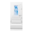 thumbnail image 1 of 2PCS Porte - Style 3D Porte en PVC Autocollant de Porte Amovible pour la Décoration Intérieure, 1 of 12