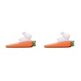 thumbnail image 2 of Thinsony Playful Animal Shaped Door Stopper Non for Slip Safety Cartoon for Office Door Seam Rabbit 2Set, 2 of 6