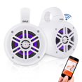 thumbnail image 1 of Pyle PLMRLEWB47WB Système de Haut-Parleurs Tour Marins Bluetooth de 4 Pouces 300 Watts, Paire, 1 of 7