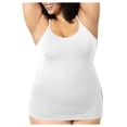 thumbnail image 2 of RKSTN Womens Tops Plus Size Sleeveless Fashionable Solid Color Crew Neck Seamless Shaping Tummy Control Spaghetti Strap Shirts Spring Summer Outdoor Wear Style, 2 of 7