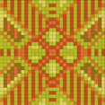 thumbnail image 1 of Ahgly Company Tapis d'Intérieur Lavable à la Machine, Carré, Transitionnel, Orange Rouge Orange, Tapis de Zone, 5 Pieds Carré, 1 of 7