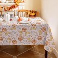 thumbnail image 1 of Nappe Rectangulaire d'Automne 60 x 84 Pouces, Nappe de Citrouille Orange de Récolte d'Automne de l'Action de Grâce, Résistante à l'Eau et aux Taches pour Fête de Vacances de l'Action de Grâce, 1 of 6