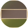 thumbnail image 1 of Ahgly Company Tapis d'Intérieur Ronds Transitionnels Brun Foncé Lavables à la Machine, 4 Pieds Rond, 1 of 7