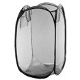 thumbnail image 1 of SHISUYAN Foldable Up Easy Open Mesh Laundry Clothes Hamper Basket for College Dorm (Black), 1 of 8