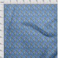 thumbnail image 4 of oneOone Polyester Spandex Medium Blue Fabric Asian Japanese Sewing Craft Projects Fabric Prints By Yard 56 Inch Wide, 4 of 4