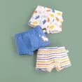 thumbnail image 2 of MIASHUI Boys Comfortable Underwear Cute Cartoon Print Boxer Briefs Underpants 3 Pack,4-5 Years, 2 of 3