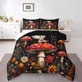 thumbnail image 2 of Erosebridal Ensembles de Couette Champignon Rouge Format Tout-Petit, Couettes et Duvets Conte de Fées, Déco Féerique Mignonne, Réversible 2 Pcs, 2 of 8