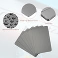 thumbnail image 3 of 0.5mm Stainless Steel Metal Business Cards, 50 Pack Blank Name Card, Black, 3 of 7