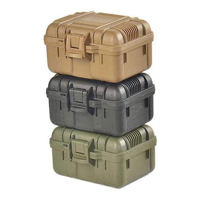 Boîte à outils en plastique étanche Étanche à l'équipement Box Étanche aux chocs Cas de sécurité de l'instrument Étui de protection Outdoor portable Box