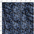 thumbnail image 3 of Soimoi Blue Moss Georgette Fabric Leopard Animal Skin Fabric Prints By Yard 42 Inch Wide, 3 of 3