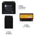 thumbnail image 4 of YTX5L-BS -12 Volt 4 AH, 80 CCA, Rechargeable Maintenance Free SLA AGM Motorcycle Battery, 4 of 4