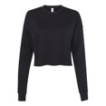 thumbnail image 1 of Bella Plus Canvas B53205506 Chandail Court en Molleton pour Femmes, Noir - Extra Large, 1 of 2