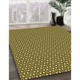 thumbnail image 3 of Ahgly Company Tapis de Zone Ronds d'Intérieur Lavables à la Machine, Style Transitionnel, Or Métallique, 7 Pieds Rond, 3 of 7